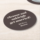 Search for brown coasters Unique