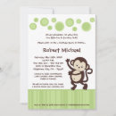 Search for pop monkey invitations Green