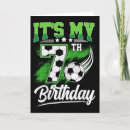 Search for 7 year old boy birthday cards Soccer