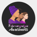 Search for fibromyalgia support stickers Purple