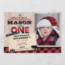 Search for wilderness birthday invitations Lumberjack party