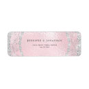 Search for pink diamonds return address labels Elegant