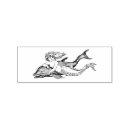Search for mermaids rubber stamps Illustration