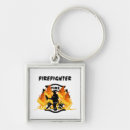 Search for fire flame key rings Firefighter