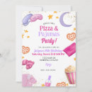 Search for pajamas birthday invitations Pizza