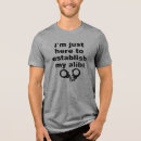 Search for alibi clothing Saying