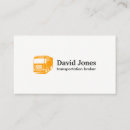 Search for transportation and logistics business cards Logo
