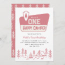Search for girls camping birthday invitations For her