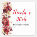 Search for romantic birthday stickers Watercolor