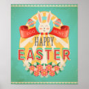 Search for vintage easter card posters Bunny