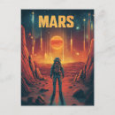Search for red planet postcards Mars