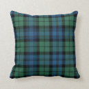Search for green and black cushions Plaid