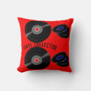 Search for vinyl records cushions Red