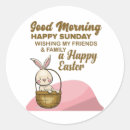 Search for happy sunday stickers Rabbit