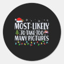 Search for too many stickers Santa