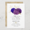 Search for royal purple gold wedding invitations Floral