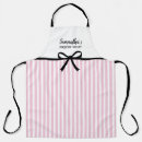 Search for pink stripes aprons Salon