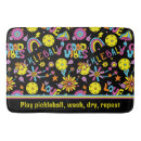 Search for funny text bath mats Black