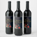 Search for happy birthday flowers wine labels Watercolor