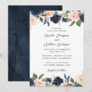 Search for navy and blush wedding invitations Rustic