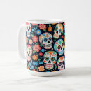 Search for sugar skull mugs Dia de los muertos