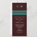 Search for brown and teal wedding invitations Damask