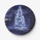 Search for christmas tree paper plates Santa