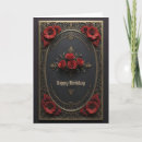 Search for gothic birthday cards Floral