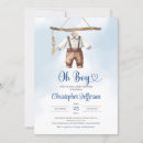 Search for brown and blue baby shower invitations Earthy tones