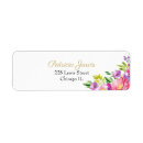 Search for elegant birthday party return address labels Girly
