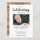 Search for rustic memorial service invitations Remembrance
