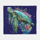 Search for sea turtle blankets Ocean life