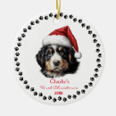 Search for bernese mountain dog christmas tree decorations Santa