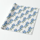 Search for forget me not wrapping paper Blue