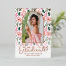 Search for rose gold foil graduation invitations College university