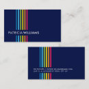 Search for colourful rainbow business cards Handmade
