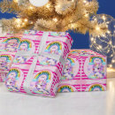 Search for unicorn birthday wrapping paper Yellow