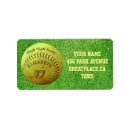 Search for softballs labels Yellow