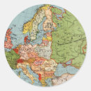 Search for europe map stickers Vintage