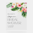 Search for tropical bridal shower welcome signs Watercolor