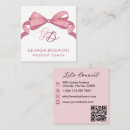 Search for bow business cards Pretty