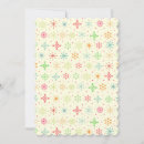 Search for mid century modern christmas invitations Snowflakes