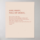 Search for hail mary prayer posters Bible