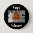 Search for halloween pumpkin badges Watercolor