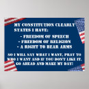 Search for the constitution posters Freedom of speech