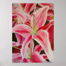 Search for stargazer lily art Pink