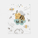 Search for cute honey bee blankets Yellow