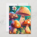 Search for mushrooms rsvp cards Cute