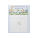Search for baby shower games notepads Blue