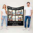 Search for fathers day photo collage blankets Stepdad